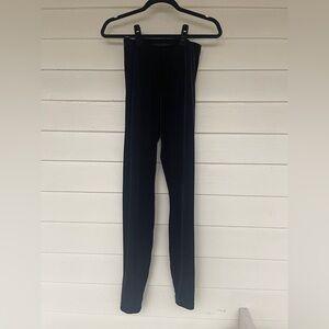 American Apparel Black Velvet Leggings, Women’s M